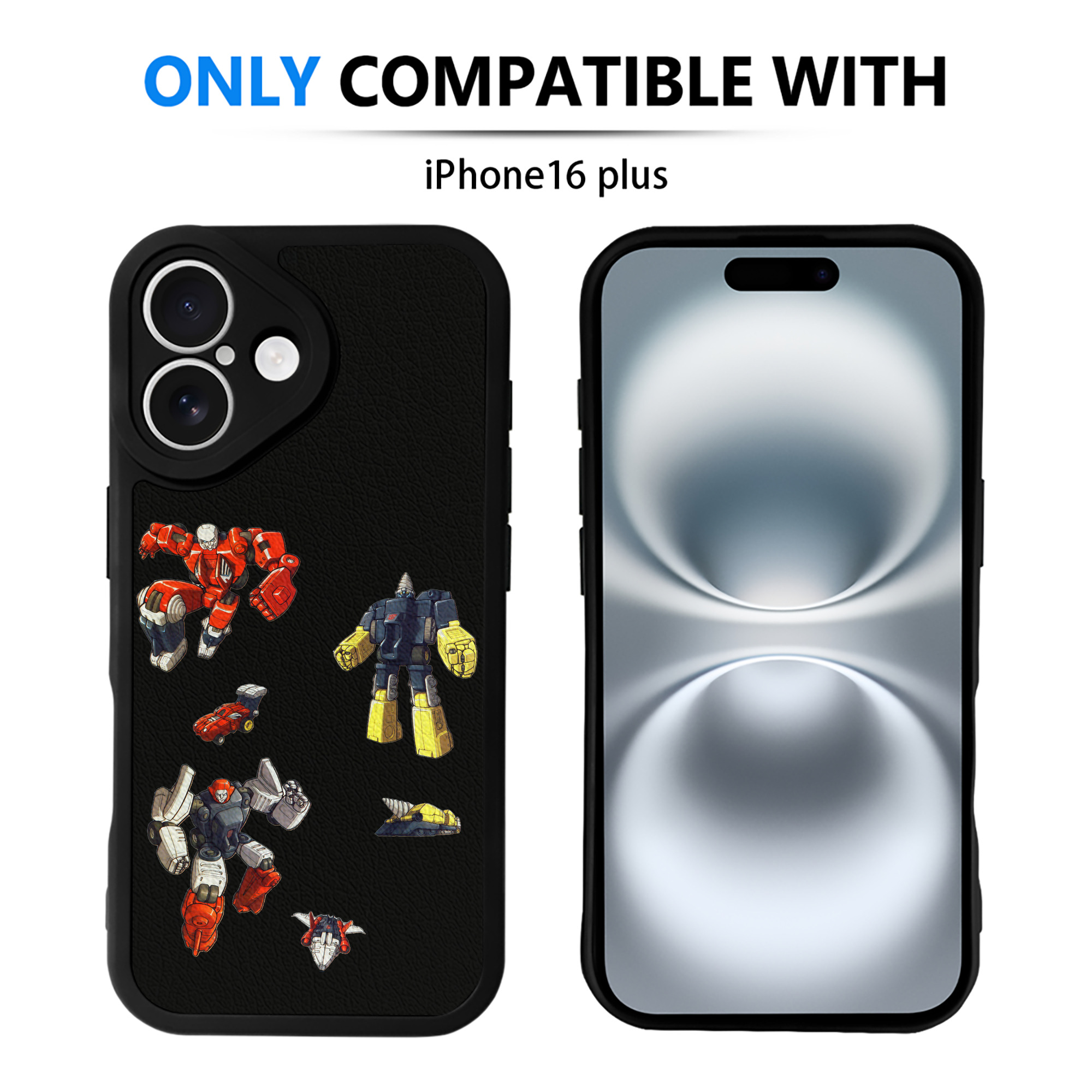 （画像用）  【iPhone 16シリーズ対応】シリコンスマホケース（レザー調） 材質：シリコン